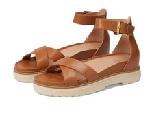 Cole Haan Fraya Sandal Pecan Leather Women's Shoes 2402 Size 6 B