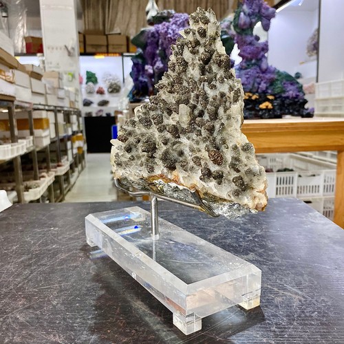 9.14LB Crystal minerals from Huangfangjie quartz cluster in Anhui Province - 第 8/18 張圖片