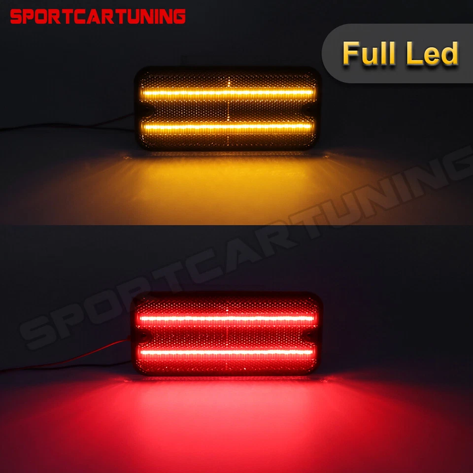 For 1985-1995 Chevy G10 G20 GMC G1500 85-96 P30 Van SaVana LED Side Marker Light - Image 2 of 4