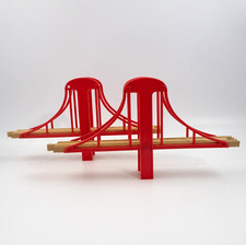 Wooden Plastic Suspension Bridge Compatible for Brio Thomas the Train Lot of 2