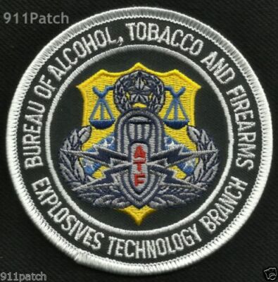 bureau of alcohol tobacco firearms and explosives history US ATF Bureau of Alcohol Tobacco Firearms Explosives Technology COLLECTOR  Patch