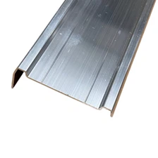 92" Aluminum Cargo Trailer RV Trim 3" Wide w/ 1" Leg Mill Finish