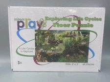 SCIENCE IN PLAY EXPLORING LIFE CYCLES FLOOR PUZZLE 2 X 3 feet 48 PC 2013 NEW