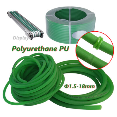 PU Rundriemen Antriebsriemen Grün Rauh O Ringe Riemen Polyurethan Dur 1.5-18mm