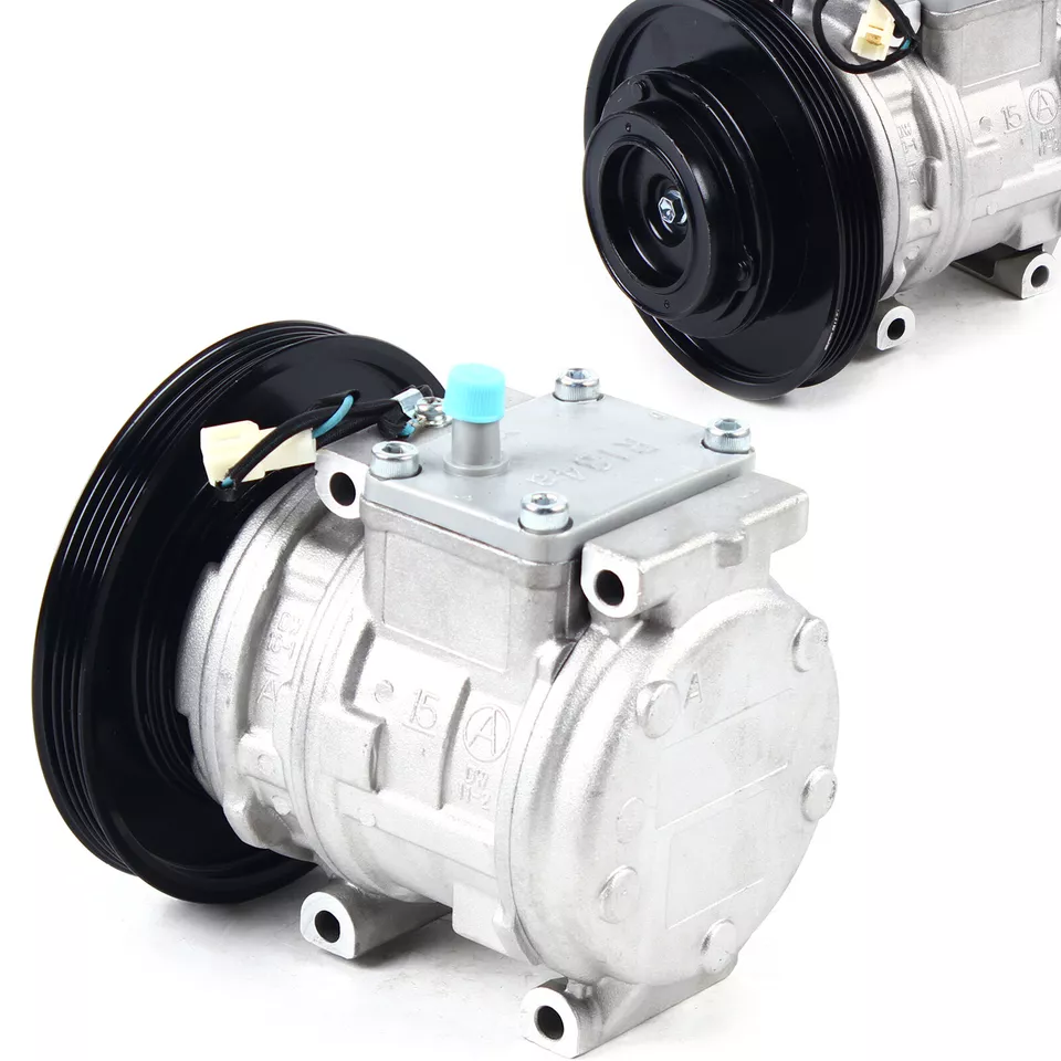 Compresor de aire acondicionado con embrague para Toyota Corolla 1,6 L 1,8 L 1990 1991 1992-1997 4711169 Foto 4 de 4