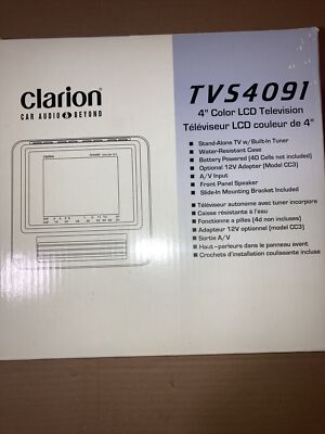 Clarion TVS4091 4  Color LCD Television.