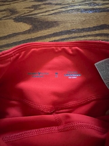 OLD NAVY Active Powersoft Kids Girls RED Solid High-Rise Go-Dry Leggings M(8) - Picture 3 of 6