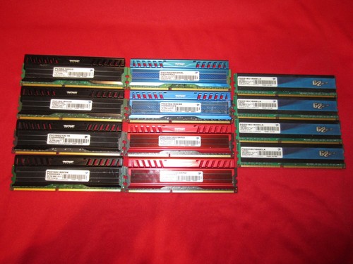 Lot of 21pcs Patriot,Team,PNY 8GB DDR3-1333/1600/1866/2133Mhz Udimm Memory