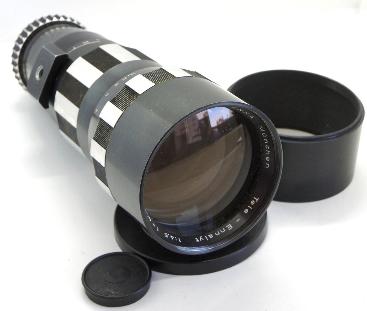 Rare Telephoto Enna Munchen Tele-Ennalyt 400 mm F4.5 Exakta mount