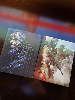Death Stranding Special Edition & Call Of Duty Black Ops 4 PS4 Steelbook Great!