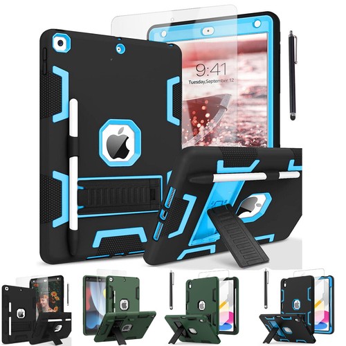 For iPad 10th 9th 8th 7th Generation Case Heavy Duty Rugged Shockproof Cover