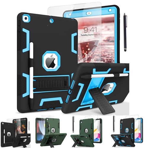 For iPad 10th 9th 8th 7th Generation Case Heavy Duty Rugged Shockproof Cover - Picture 1 of 22