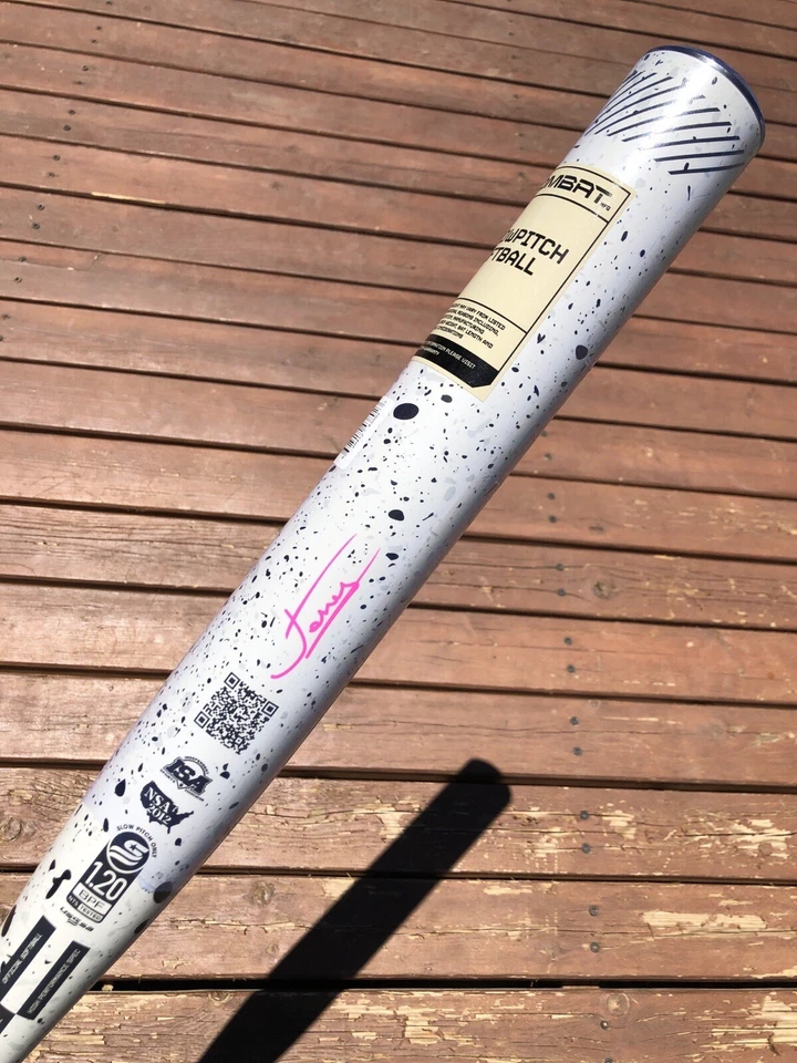 🔥 Bate de softbol lanzamiento lento 2025 Combat Spec CR-1 Cookies N Cream 34/25 USSSA 🔥 Foto 3 de 4