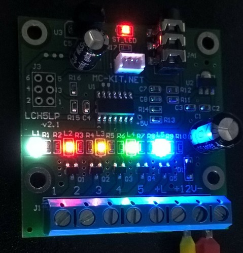 5 Channel LED Controller, Chaser, Sequencer, Sound Activated Music Light Show - Picture 6 of 8