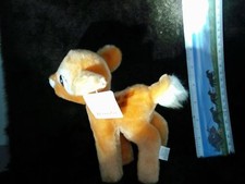 Walt Disney VINTAGE BAMBI THE DEER FAWN 7" Plush STUFFED ANIMAL Toy