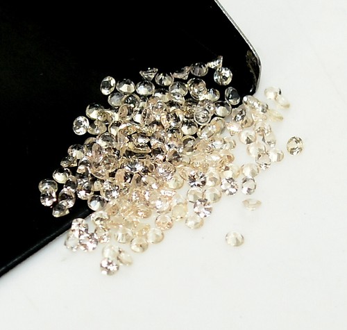 Natural Morganite Round Cut 1.50 mm Lot 10 Pcs Calibrated Faceted Loose Gemstone - Picture 4 of 6