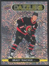 BRADY TKACHUK  2021-22  DAZZLERS ORANGE   #DZ-83  Ottawa Senators