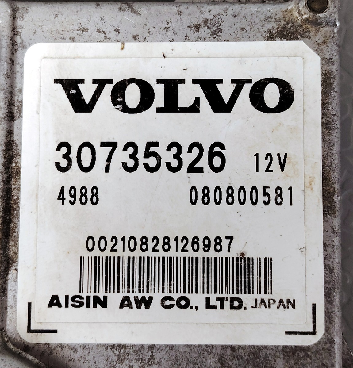 Volvo AUTOMATIC Transmission Control Module TCM 30735326 | eBay