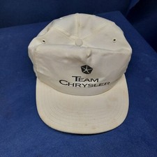 Vintage TEAM CHRYSLER Ball Cap Hat Made in USA One Size Fits All