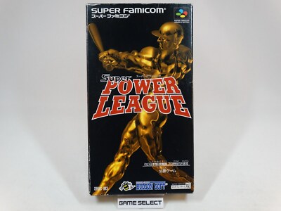 SUPER POWER LEAGUE 1 I NINTENDO SUPER FAMICOM SNES NTSC-J JAP JAPANESE SHVC-M3