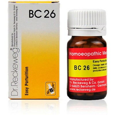 2 Packs Reckeweg Germany Bio-Combination BC 26 Tablets For Easy Parturition