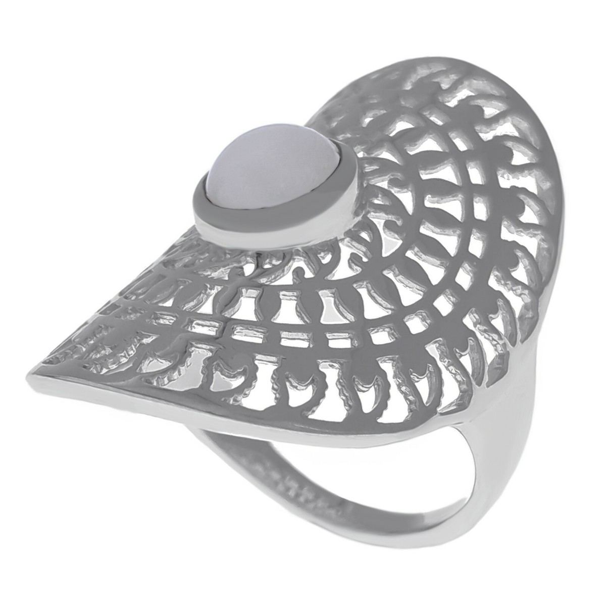 Bague En Argent 925 Avec Goutte Et Pierre De Lune - Neuve Avec étiquettes - Taille 50