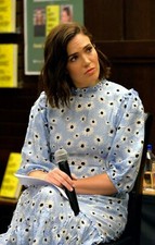 New Rixo London Monet Blue Leopard Daisy Midi Tiered Dress Size 2XS XS S M L XL