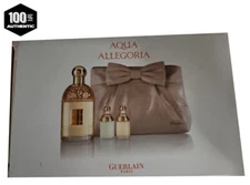 Guerlain Aqua Allegoria Pamplelune 4pc Gift Set Women-4.2 oz EDT+2XMini+Pouch
