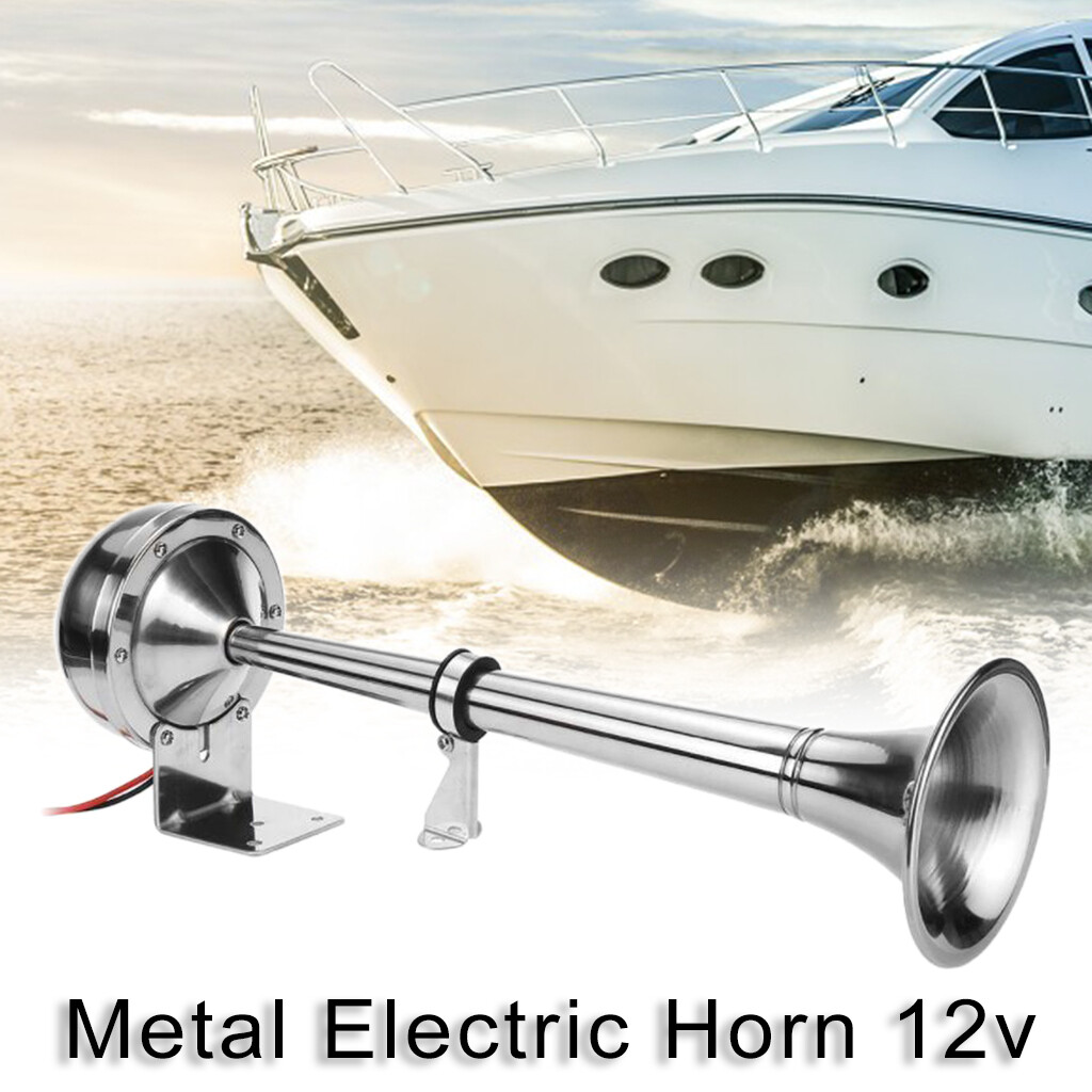Klaxon De Bateau EBTOOLS 12V - Klaxon à Air Marin En Acier Inoxydable 304 | Pour Bateaux, Camping-cars, Camions