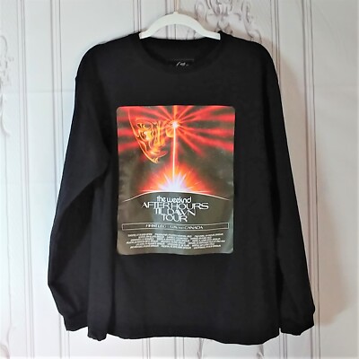 the weekend after hours till dawn concert tour long sleeve shirt Large to XL