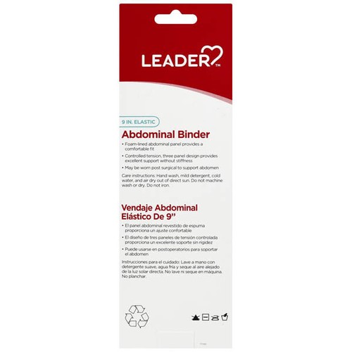 Leader Bauchmappe Unterstützung, 9 Zoll elastisch groß 096295124637VL - Bild 2 von 2