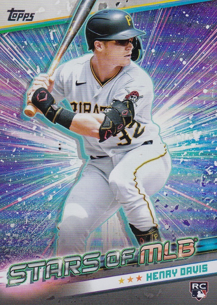 2024 Topps Stars of MLB #SMLB-27 Henry Davis Pittsburgh Pirates Insert Card