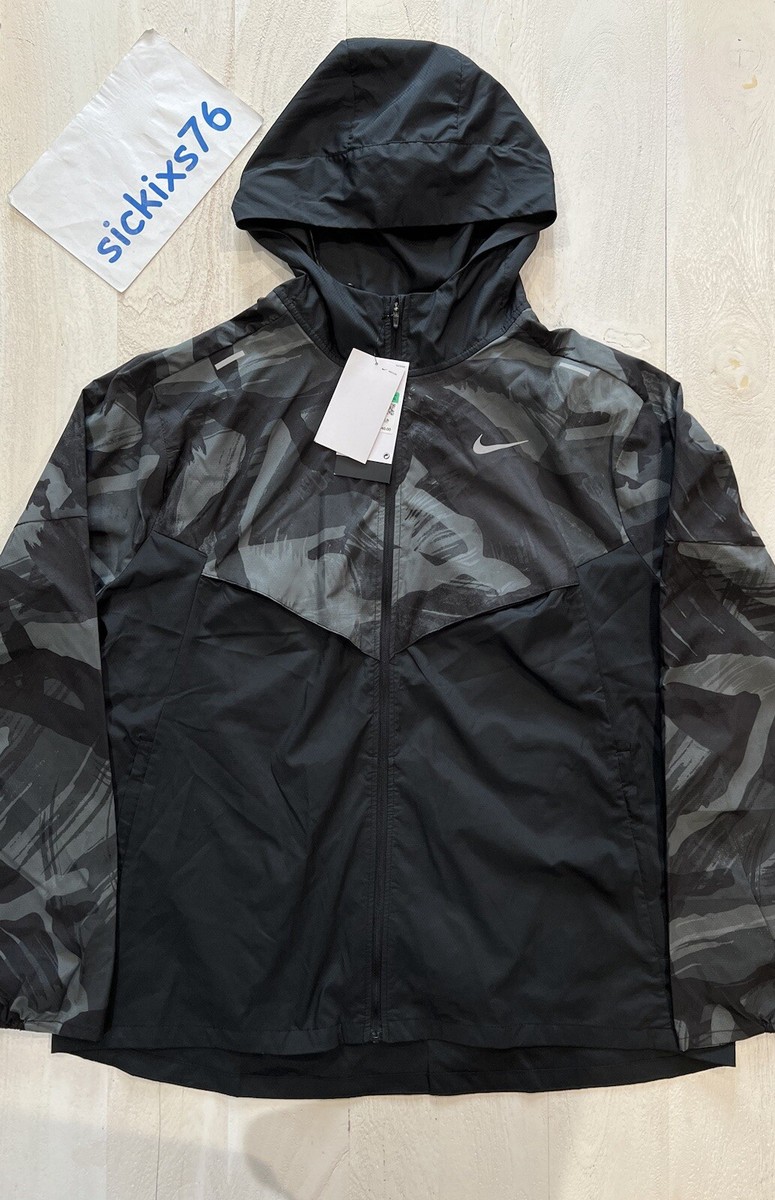 Nike Repel Windrunner Camo UPF 40+ Men's Running Jacket Sz Nike Repel Windrunner Camo UPF 40+ Men's Running Jacket Sz