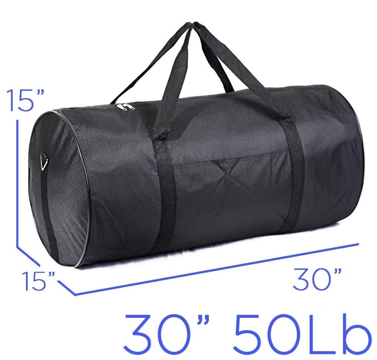 Maletin De Viaje De 50 Libras Tipo Gusano de lona negro Ideal Para