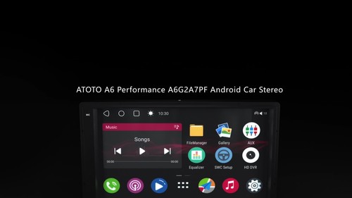 ATOTO A6PF 7IN Double DIN Android Car Stereo w/ HD Rear-View Camera & Microphone - Video 1 of 1