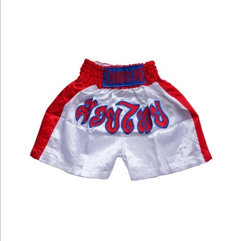 Kids Muay Thai Fight Boxing Shorts Grappling Martial Arts Gear Satin Fabric - Picture 12 of 24