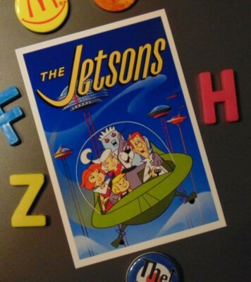 THE JETSONS Fridge Magnet 1960's Cartoon TV Show Sci Fi Space Science  Fiction