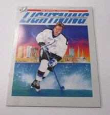 1992 Tampa Bay Lightning Inaugural Game Program Lightning Vs Blackhawks EX