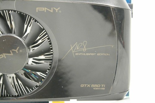 PNY NVIDIA GTX 550Ti 1024mb Video Graphics Card. GeForce GDDR5 1GB VCGGTX550TXPB - Picture 2 of 7