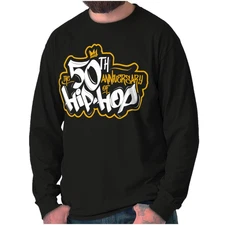 The 50th Anniversary of Hip Hop Logo Long Sleeve TShirt Men Women