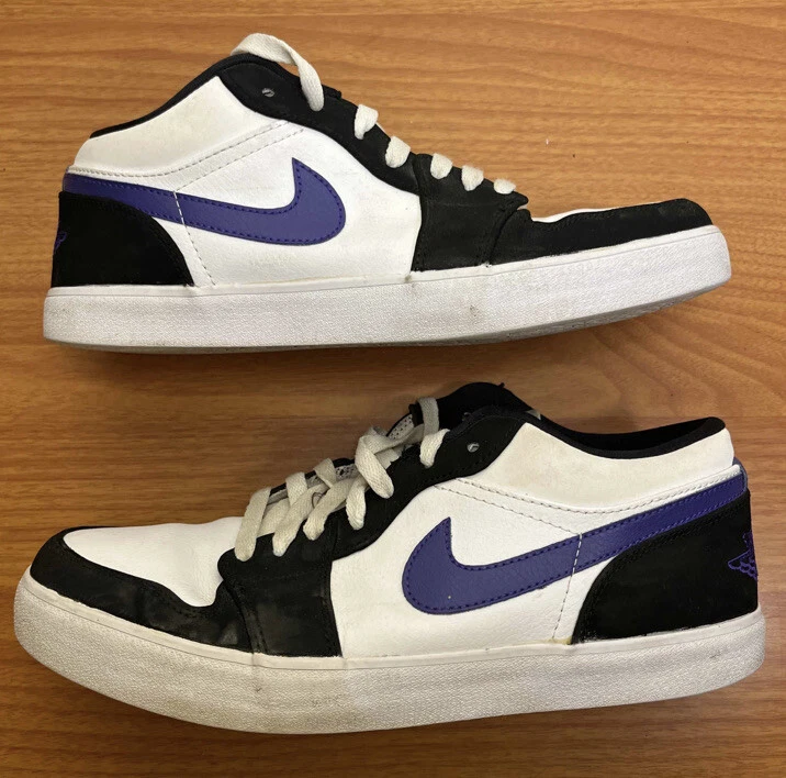 Nike Air Jordan 1 V.2 Zapatillas bajas de cuero oscuro Concord talla 8,5 584794-006 Foto 2 de 4