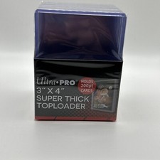 Ultra Pro 3X4 Super Thick Toploaders 1 Pack of 10 for up to 200pt Cards