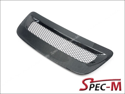 JPM CF Carbon Fiber Engine Hood Vent Trims Scoops Cover for 2015+