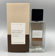 Bath & Body Works Coffee & Whiskey Cologne Full Size 3.4 Fl Oz #6040A
