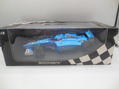 Minichamps 100 010098 Benetton Renault Sport F1 Jenson Button Showcar 2001 1:18