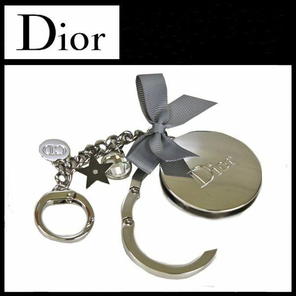Christian DIOR Charm Pendant Keychain Key Chain ACCROCHE-SAC