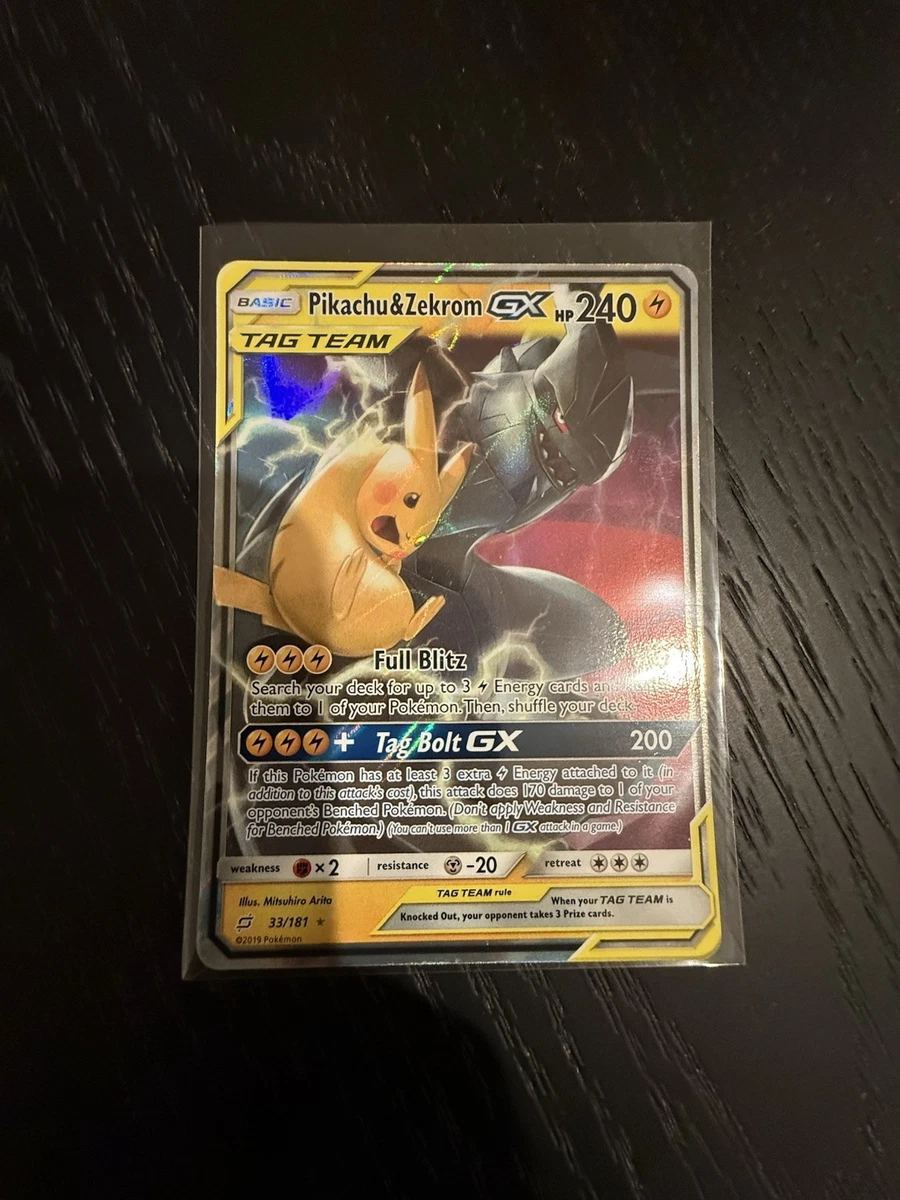 Pikachu & Zekrom GX Pokémon TCG Cards for sale | eBay