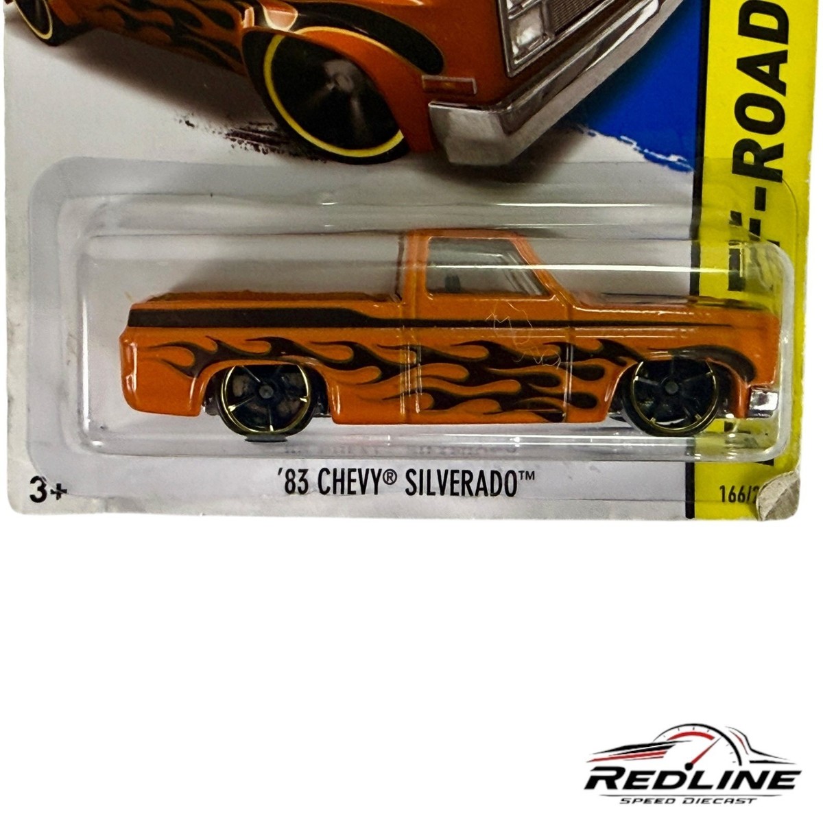 🇺🇸Hot Wheels HW Off-Road 1983 '83 Chevy Silverado Orange 166/250