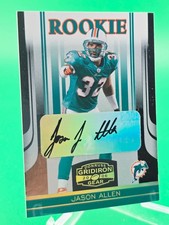 JASON ALLEN 2006 Gridiron Gear Holofoil 156 204/250 Rookie Card Autograph RC. rookie card picture