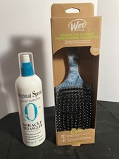 Wet Brush Argan Oil Paddle Shine Enhancer  Original Sprout Detangler 12oz New